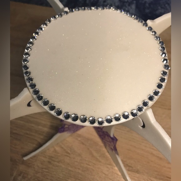 Handmade Display/ Plant Stand with Moon Phase and Crystal Design - Picture 6 of 8